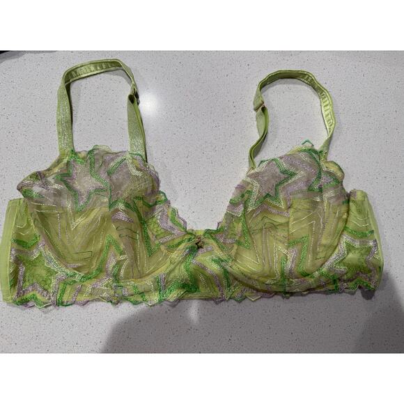 Savage X Fenty Other - Savage X Fenty Shining Star Embroidered Unlined Demi Bra‎